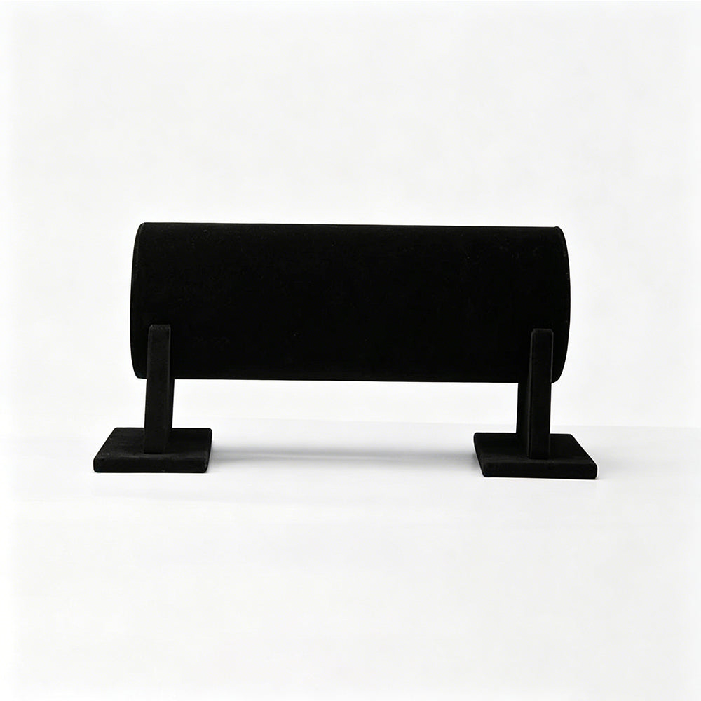 Headband Display Stand 30cm Cylindrical Velvet Hair Accessories Organizer