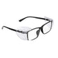 4 Pack Clear Side Shields Protection Flexible Universal for Glasses