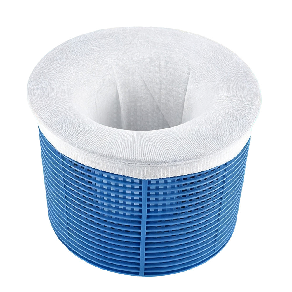 30 Pack 22cm Stretch Fine Mesh Pool Skimmer Filter Socks Reusable