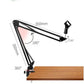 Pro Mic Microphone Suspension Boom Arm Desktop Stand Holder Mount for Broadcast