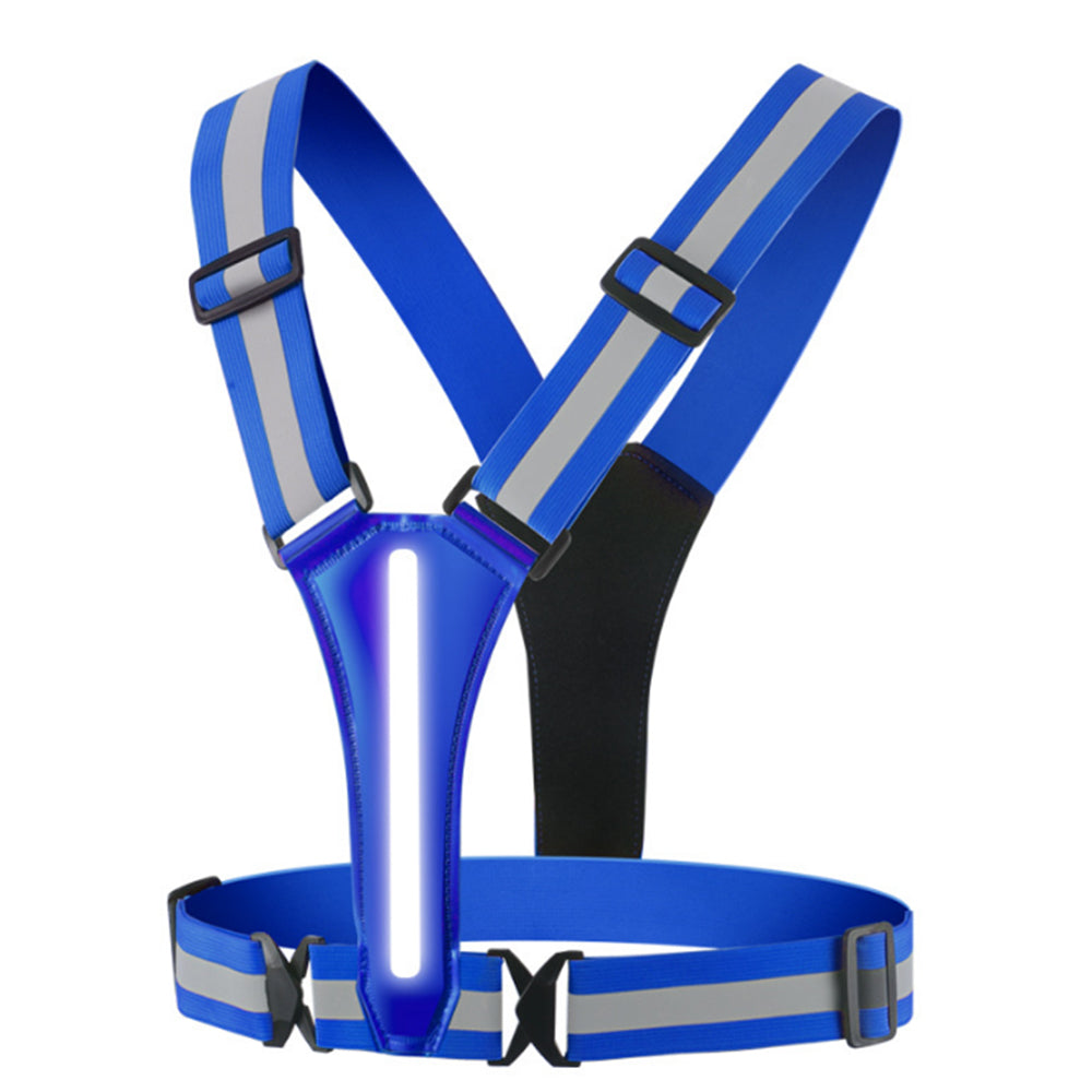 Rechargeable LED Reflective Vest for Running Cycling Walking Horse Riding