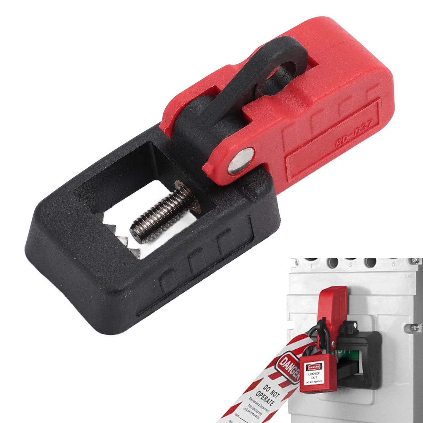 Circuit Breaker Lock Integrated Industrial Security Breaker Lock
