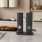 2Pcs Electric Salt And Pepper Grinder Set Automatic Salt Pepper Grinder Mill