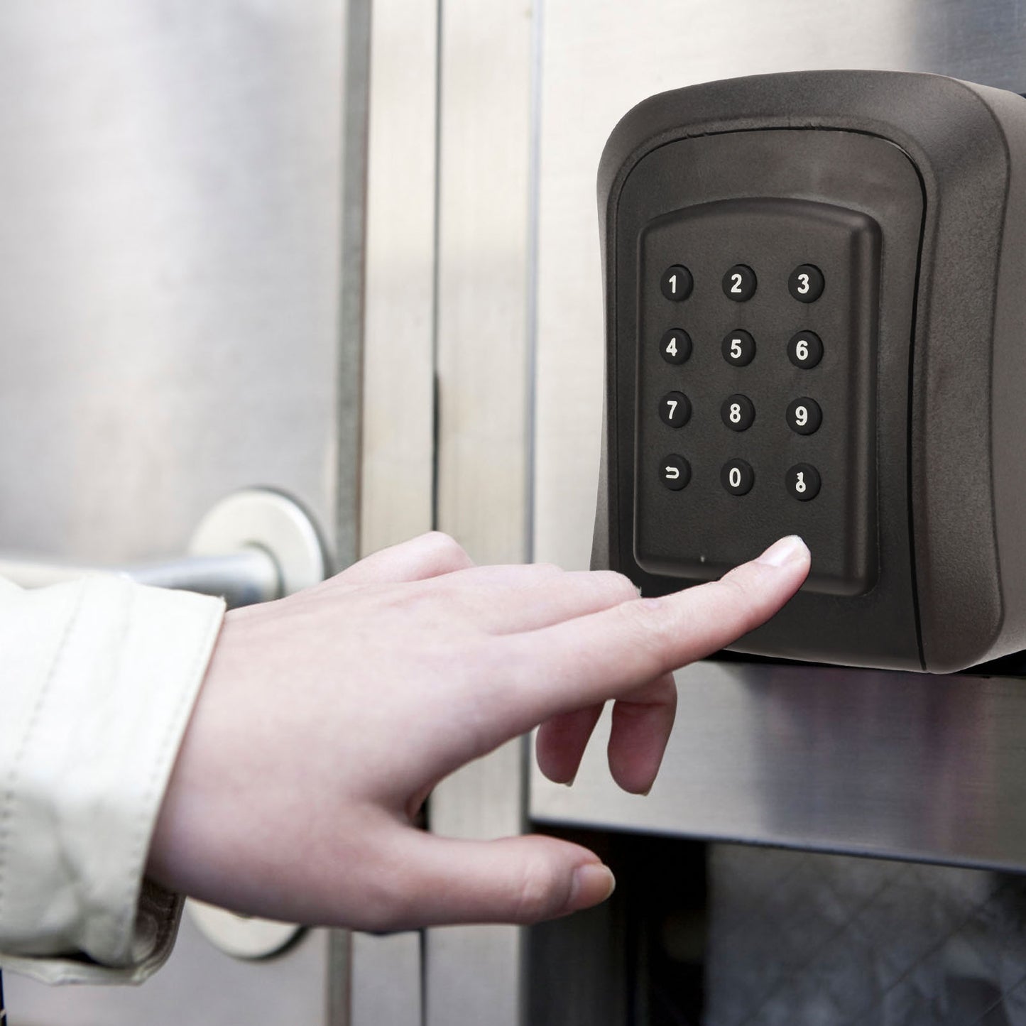 Single Password Waterproof Large Capacity Wall Mount Key Lock Box for Home Garage