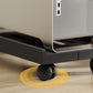 Computer Stand Adjustable with Wheels Mobile PC Case Holder Universal for Home