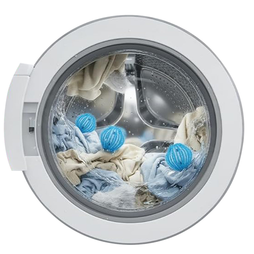 12 Pack Pet Hair Catcher Balls for Washing Machine and Dryer Reusable Laundry Lint Collector