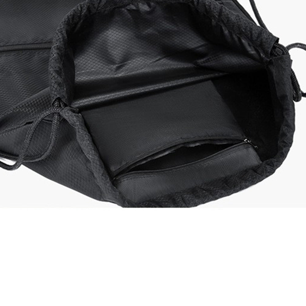 Water-resistant Drawstring Backpack Bag Portable Gym Backpack for Outdoor Travel