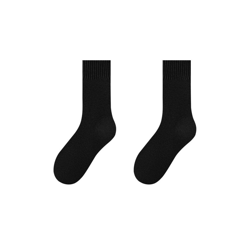 1 Pair Warm Thermal Socks Womens Winter Fleece Lined Socks Insulated Socks