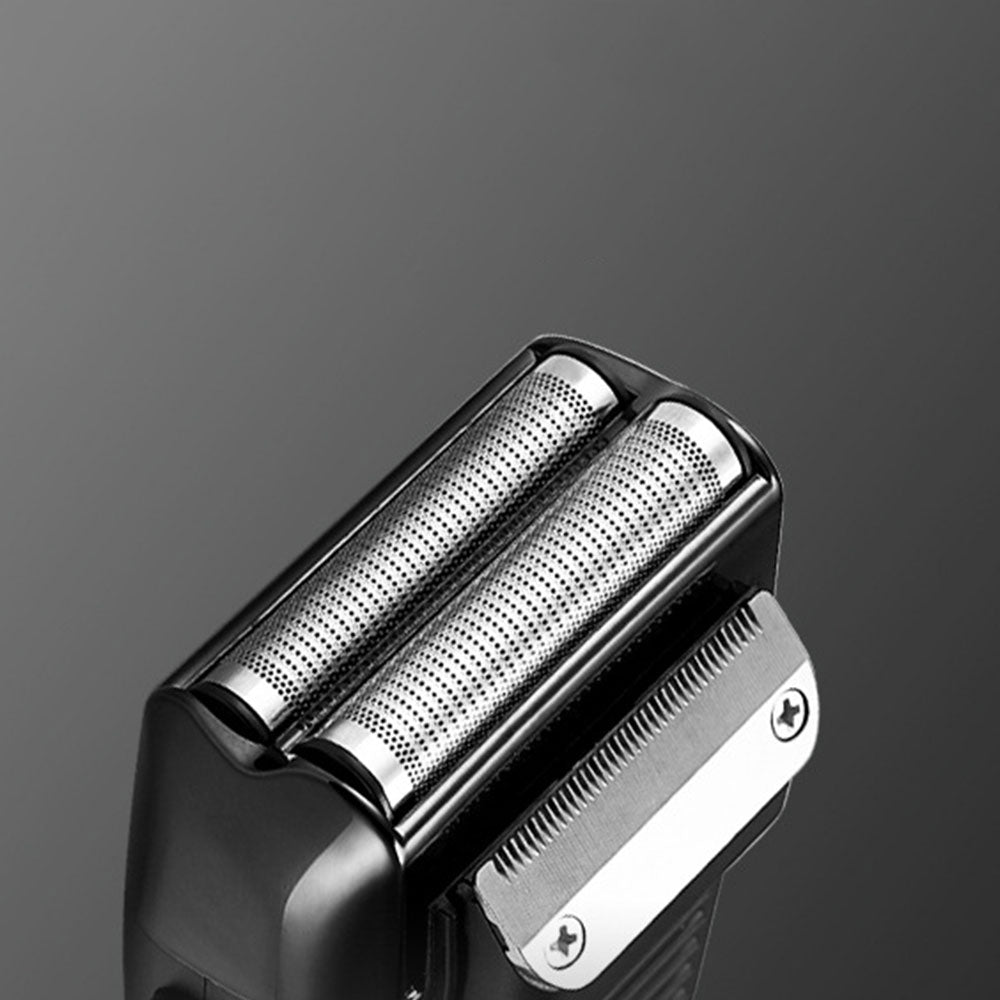 Rechargeable Electric Razor Double Floating Blade With LED Display