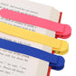 3Pcs Automatic Bookmark Silicone Book Marks for Reading Women