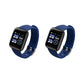 2Pcs 116plus Waterproof Smart Watch Sports Tracker with Heart Rate Monitor