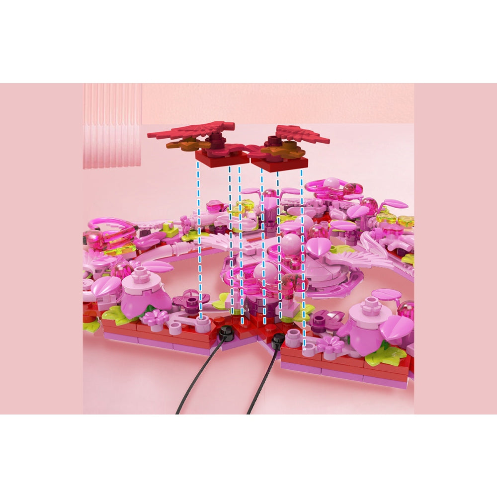 Heart Wreath Building Blocks Set