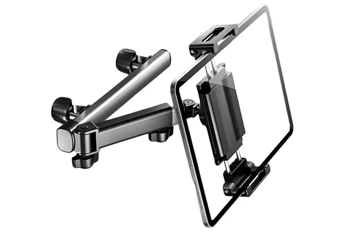 Car Headrest Tablet Holder for Back Seat Adjustable 360 degree Mount for iPad & Phone