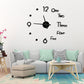 3D Wall Clock DIY Acrylic Frameless Modern Wall Clock