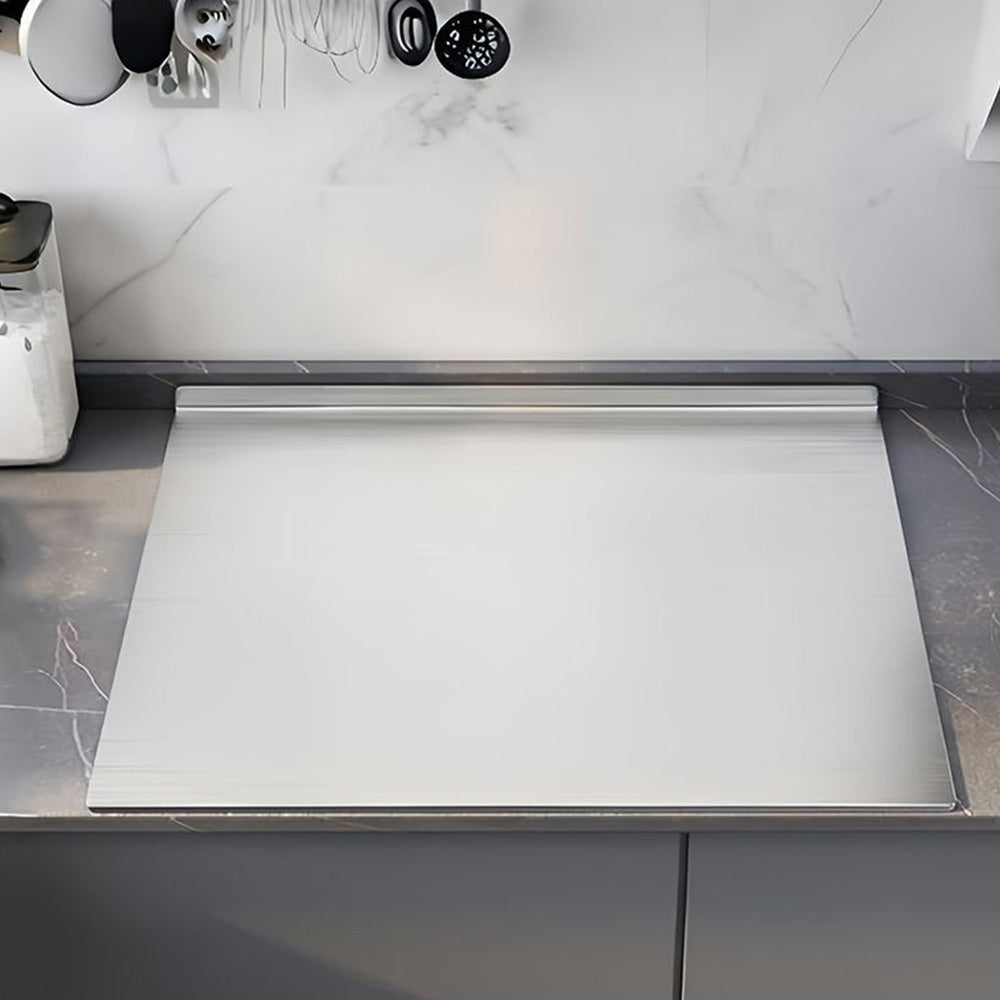 Stainless Steel Cutting Board L Shape Non Slip Metal Chopping Board for Kitchen