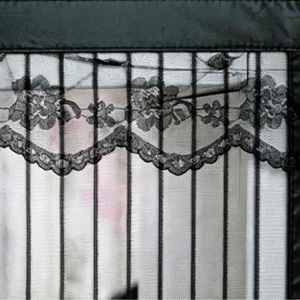No-Drill Attraction Mosquito Screen Door Curtain Self Closing Mesh Net for Home Doorway