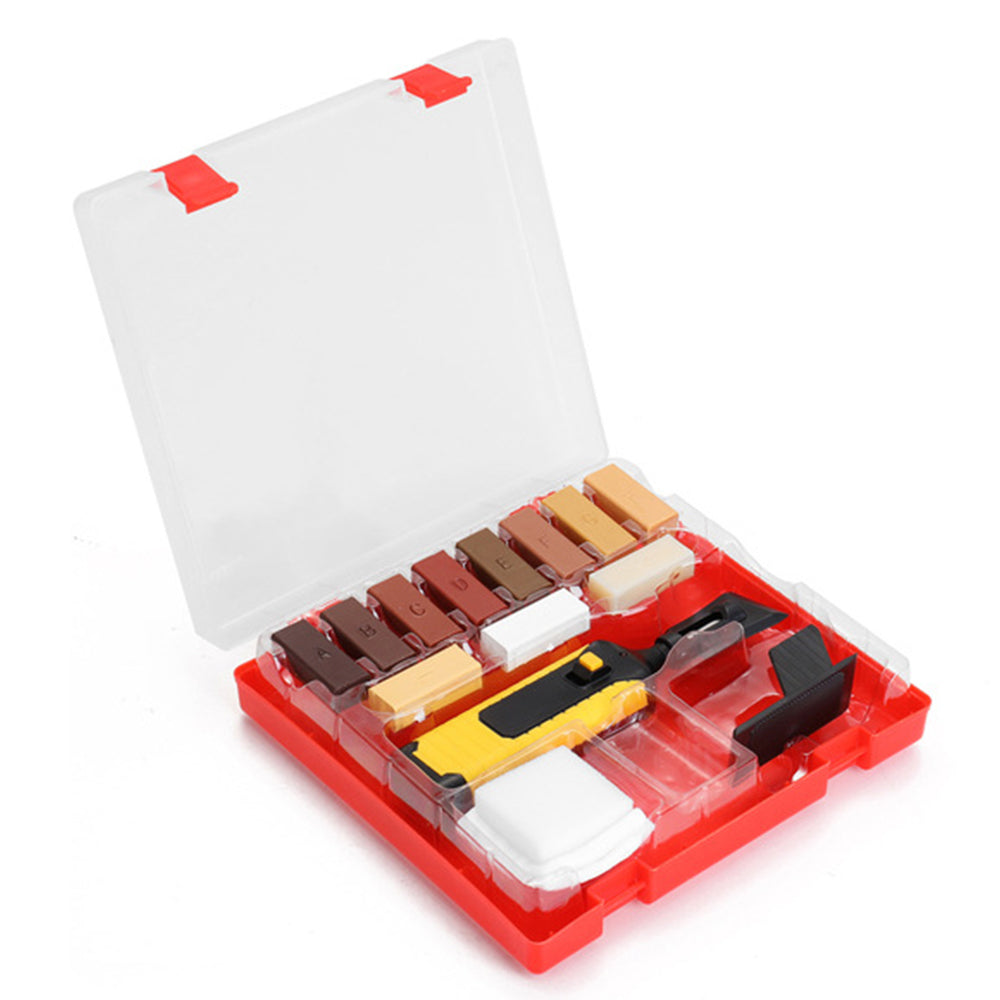 Furniture Scratch Floor Repair Kit with 11Pcs Waxes