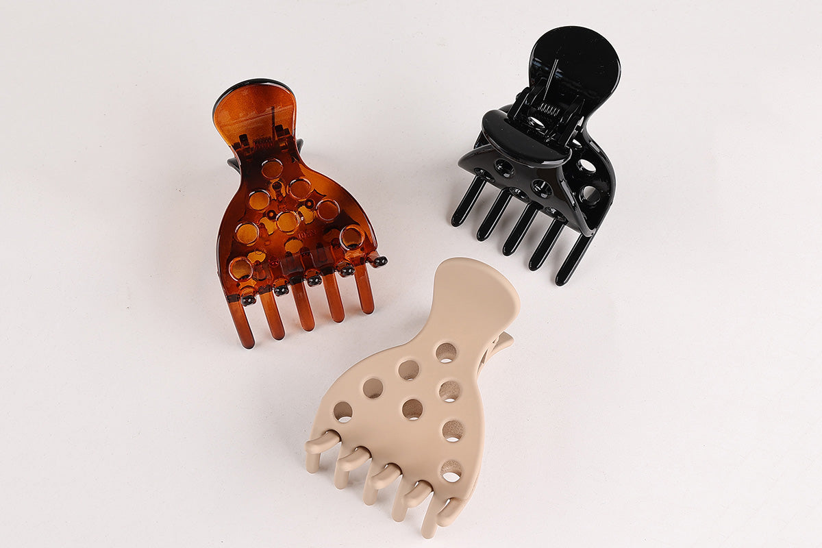 12Pcs Lightweight Hair Claw Clips for Thick and Thin Hair Styling