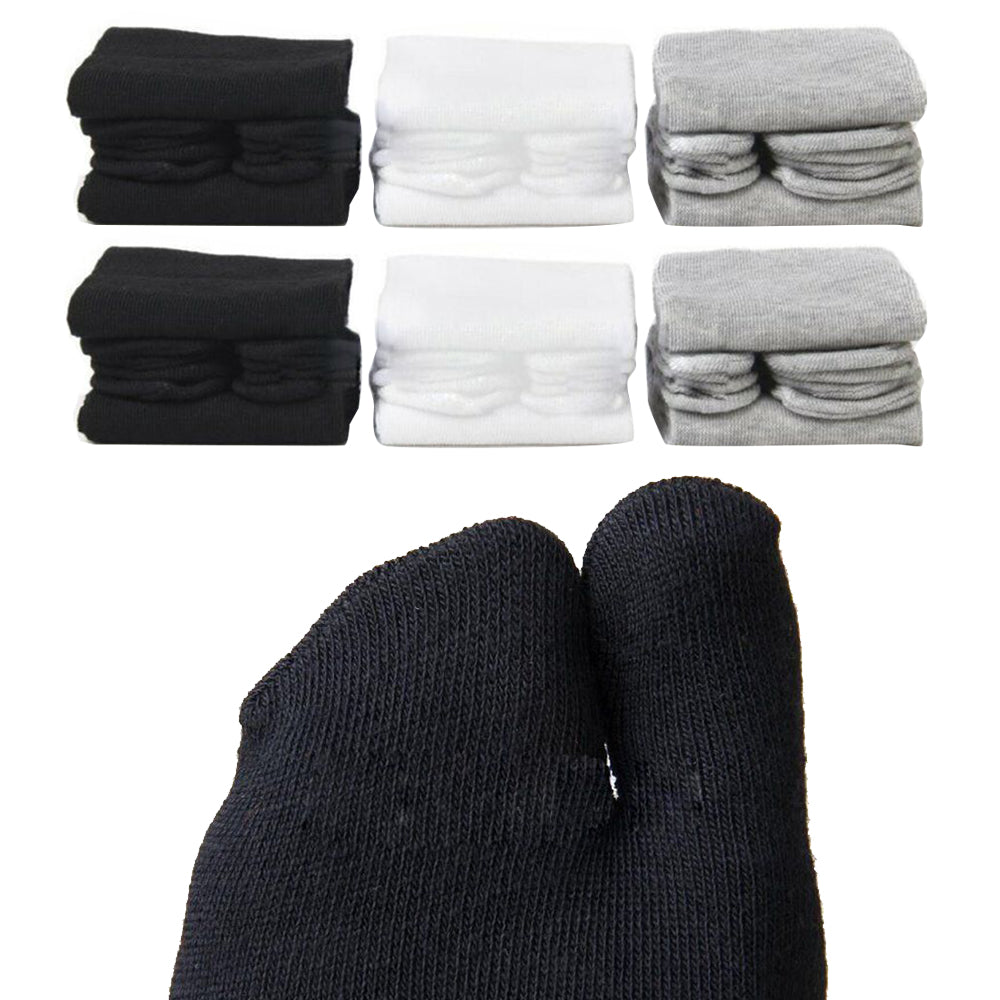 6 Pairs Flip Flop Socks Tabi Split Toe Socks Toe Socks