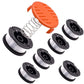 10 Piece Trimmer Spool Set Compatible with BLACK DECKER Series