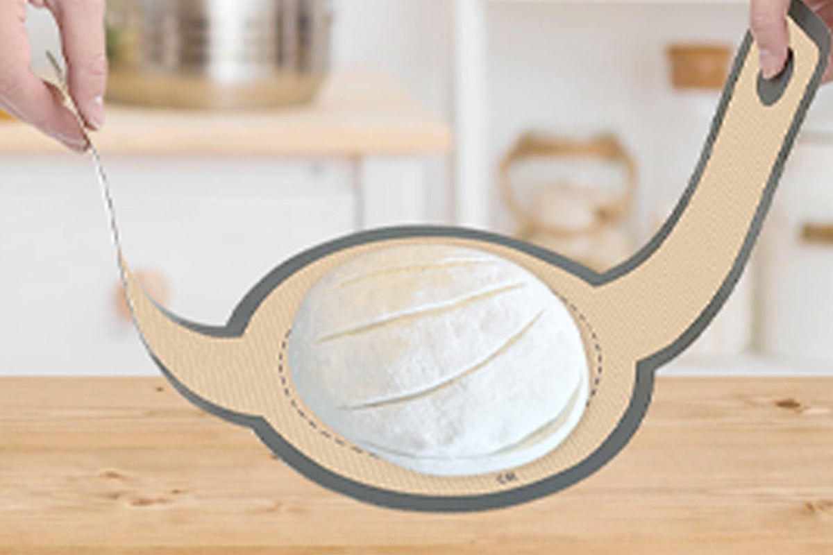 2Pcs Silicone Bread Sling Reusable Bread Baking Mats Sour Dough Tools