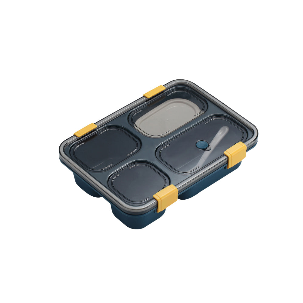Portable Microwaveable Lunch Box Bento Box-4-Compartment