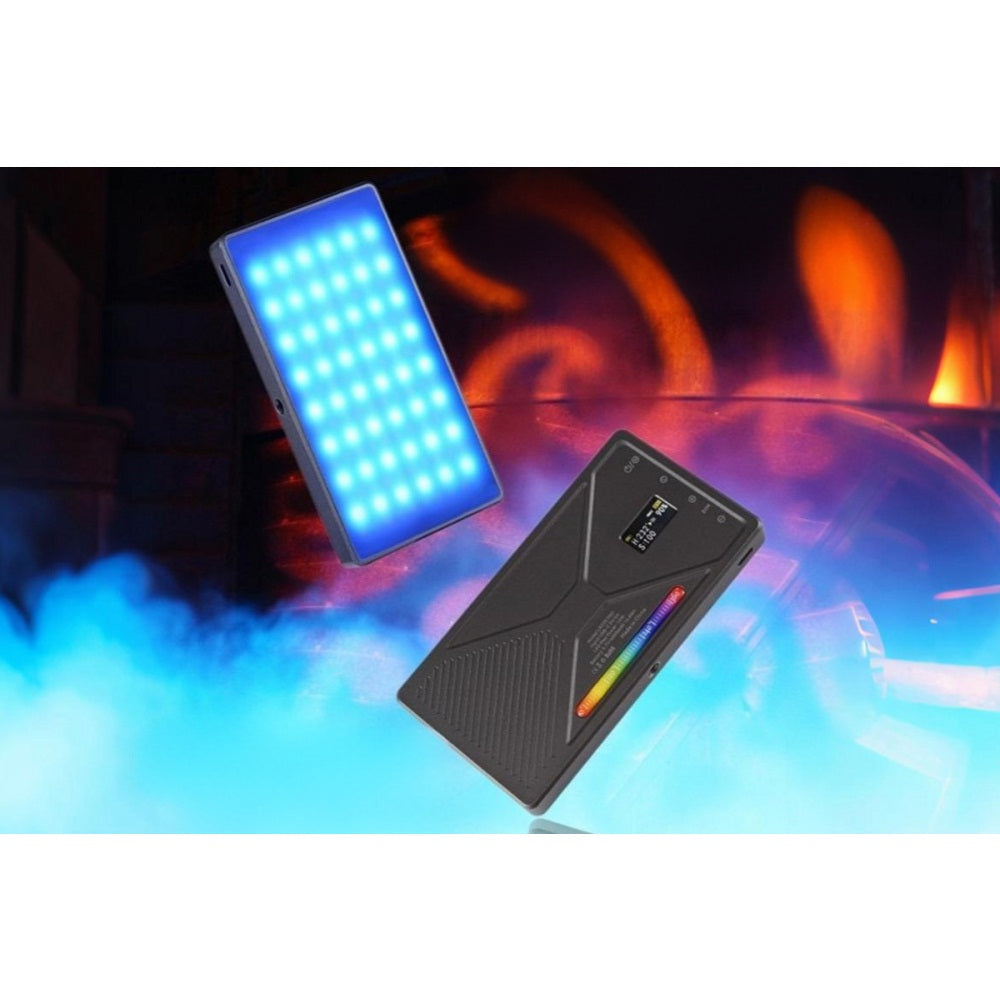 RGB Video Lights LED Camera Light Full Color Portable Photography Lighting with Cold Shoe