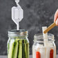 2Pcs Bubble Fermentation Airlock with Silicone Grommets for Home Brewing