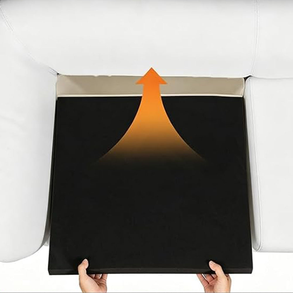 Comfortable Breathable Couch Cushion Support for Couches Sofa Office Chairs-Black