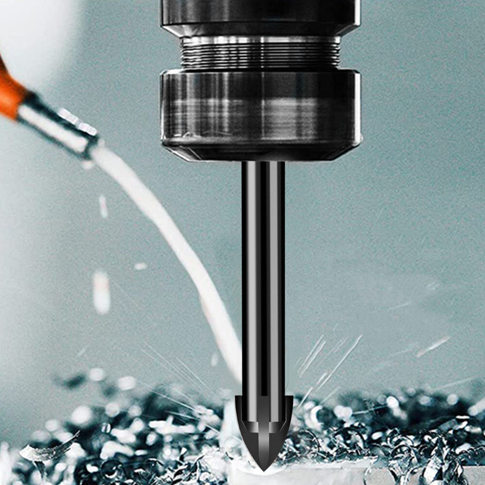 10 Piece 6mm Hex Shank Tile Glass Mirror Ceramic Drill Bit Set