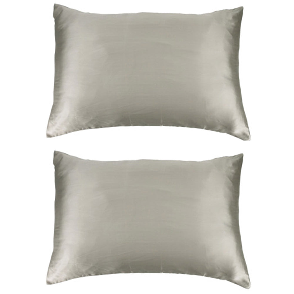 2Pcs Both Sides 16Mome Mulberry Silk Soft Pillowcases