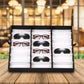 18 Grid Eye Glasses Case Eyewear Sunglasses Display Storage Box Eyewear Stand Display Case