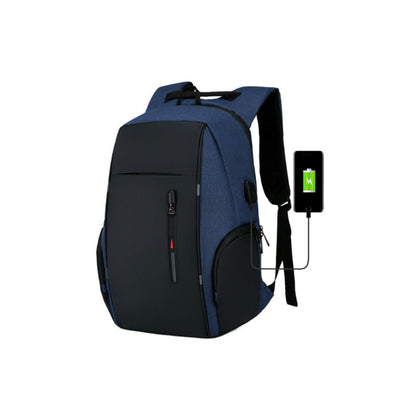 Reflective Laptop Backpack with USB Charging Port Anti-thief Travel Business Backpack