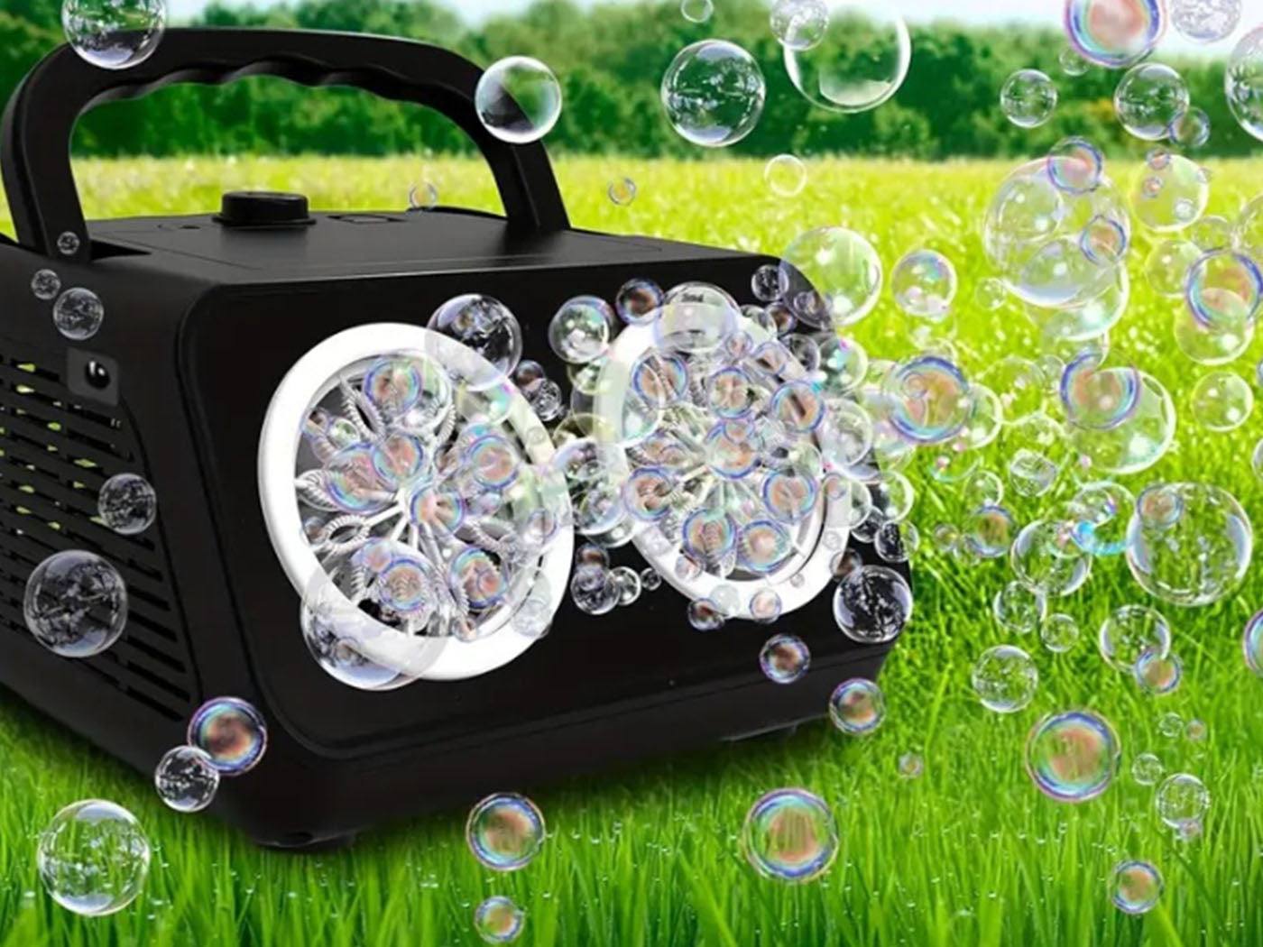 Bubble Machine Portable Bubble Maker for Outdoor Holiday Wedding Birthday