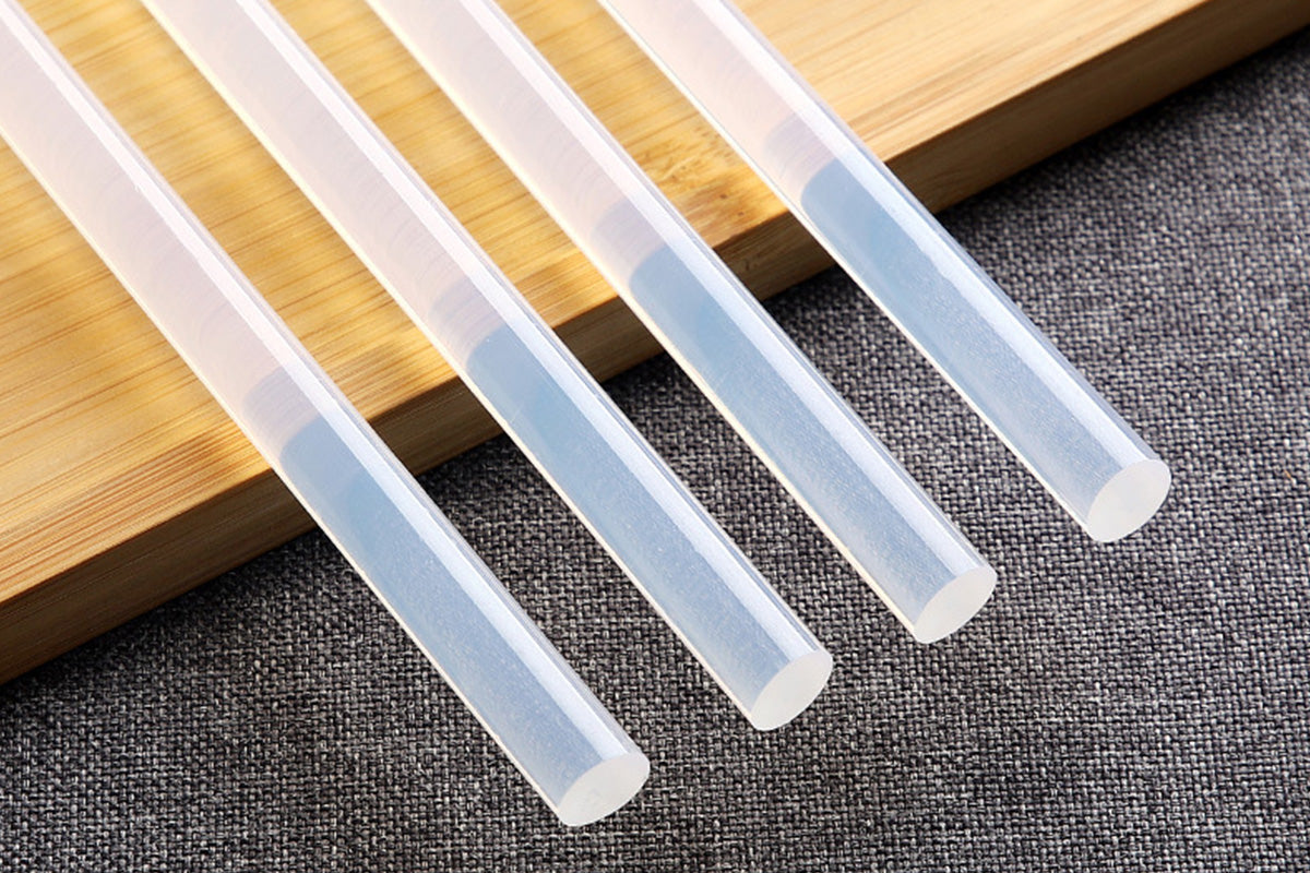 20 Pcs Hot Melt Glue Sticks 11mmx200mm Full Size Clear Lot Clear Adhesive for Crafts