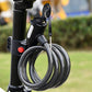 4FT Combination Bike Lock Heavy Duty Anti-Theft Cable Lock for Bicycles