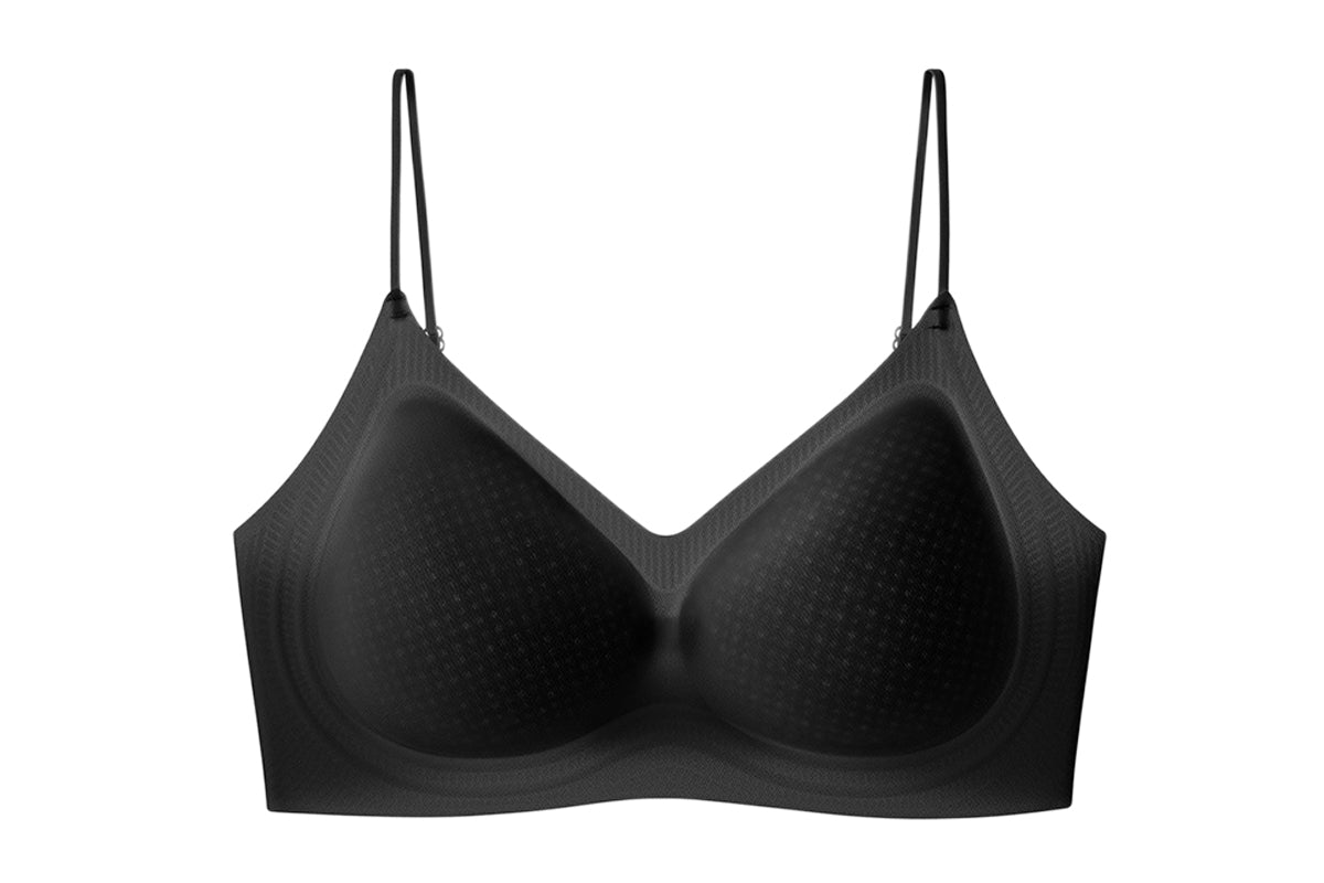 2 X Seamless Non Wired Bra Lightweight Breathable Push Up Bra