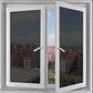 Black One Way Vision Perforated Tint Car Window Graphics Privacy Film