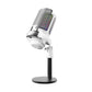 USB Gaming Condenser Microphone with RGB Light for Recording Streaming