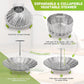 Removable Handle Stainless Steel Folding Steamer Tray