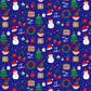 10Pcs Christmas Wrapping Paper Christmas Present Wrap Rolls Cute Traditional Xmas Wrap Paper
