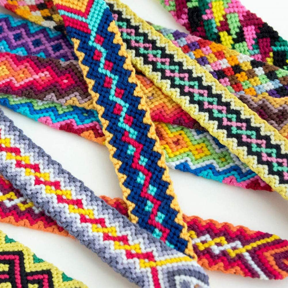 108 Color Friendship Bracelet String Kit with Tools Embroidery Floss Set for DIY Embroidery
