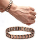 Pure Copper Bracelet with Double-Row Strong Adsorbable Iron