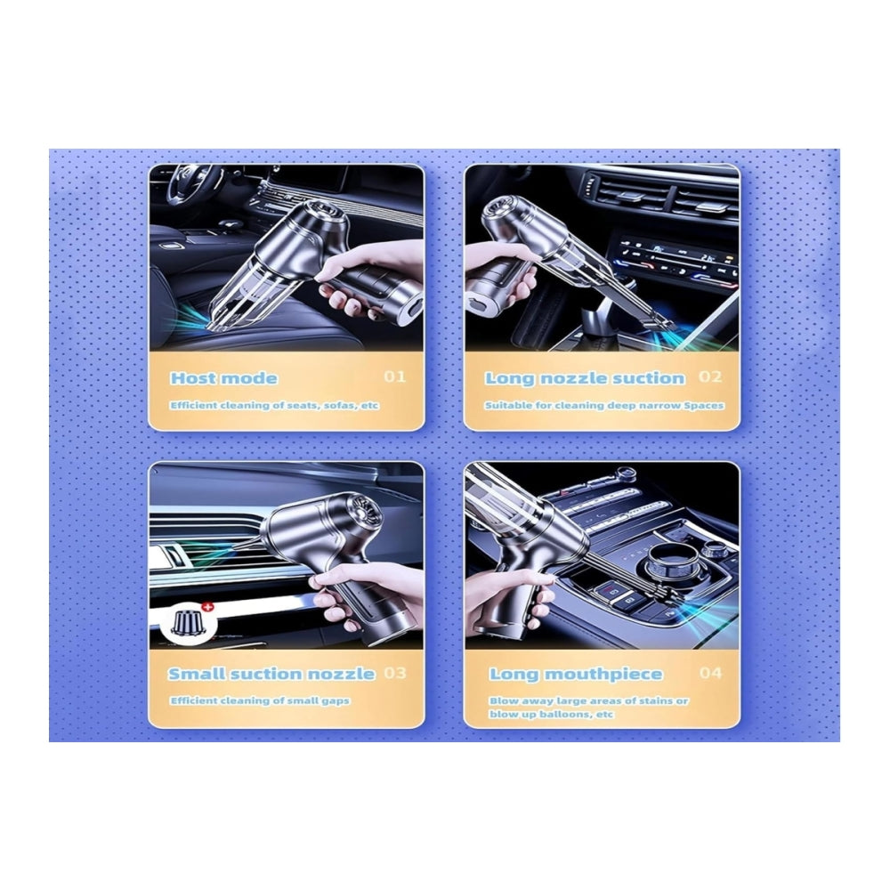 Cordless Handheld Vacuum Cleaner Portable Car Home Vacuum Cleaner Rechargeable