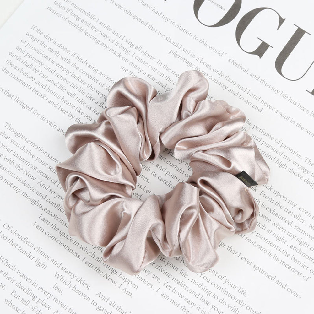 6Pcs Satin Scrunchies for Women Large Hair Scrunchy Thick Elastic Hair Ties Hair Bands Ponytail Holders