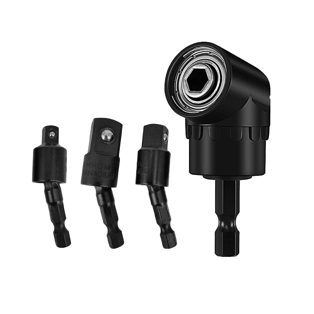 1/4 3/8 1/2 In Hex Socket Adapters with Angle Drill Adaptor