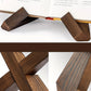 2Pcs Wooden Cookbook Display Stand