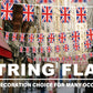 14M United Kingdom Union Jack String Flag Britain Pennant Banner