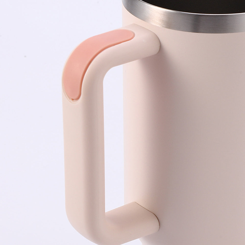 1200ML Stainless Steel Vacuum Insulated Tumbler with Straw and Lid Handle Mug