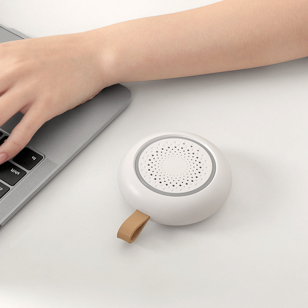 Portable White Noise Machine with Night Light and Cry Sensor